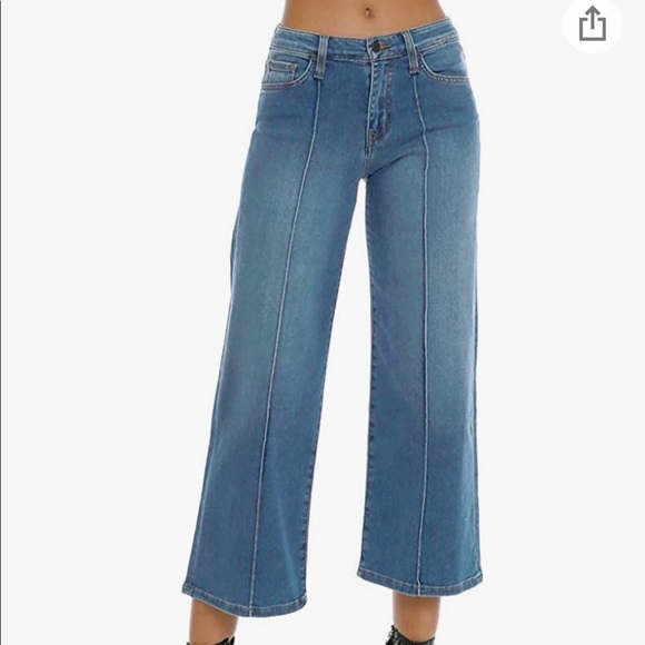 Flying Monkey Blue Flare & Wide Leg Jeans - Picture 6 of 9